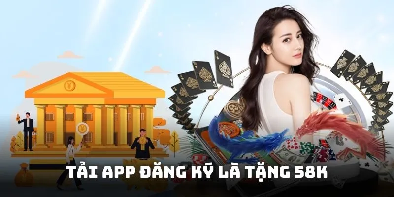 Phương thức thanh toán sự kiện tải app đăng ký là tặng 58K