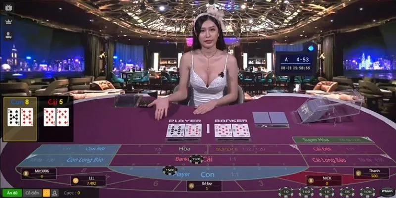 Tổng quát các quy luật chơi Baccarat tại Jun88