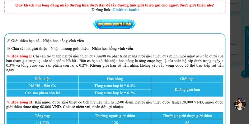 Ưu đãi giới thiệu nhận hoa hồng dành cho mọi người